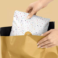 Papier d'emballage en tissu recyclé écologique imprimé sur mesure de luxe, double face, couleur personnalisée, logo personnalisé pour les cadeaux, les paniers-cadeaux