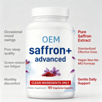 Capsules de safran OEM, 60 capsules végétariennes, formule propre, complément alimentaire