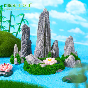 Micro-paisaje artificial <span class=keywords><strong>de</strong></span> Weij, simulación <span class=keywords><strong>de</strong></span> montañas, aguas, cascadas, rocas extrañas, musgo, paisajismo <span class=keywords><strong>de</strong></span> jardín, bricolaje - Product Image 4