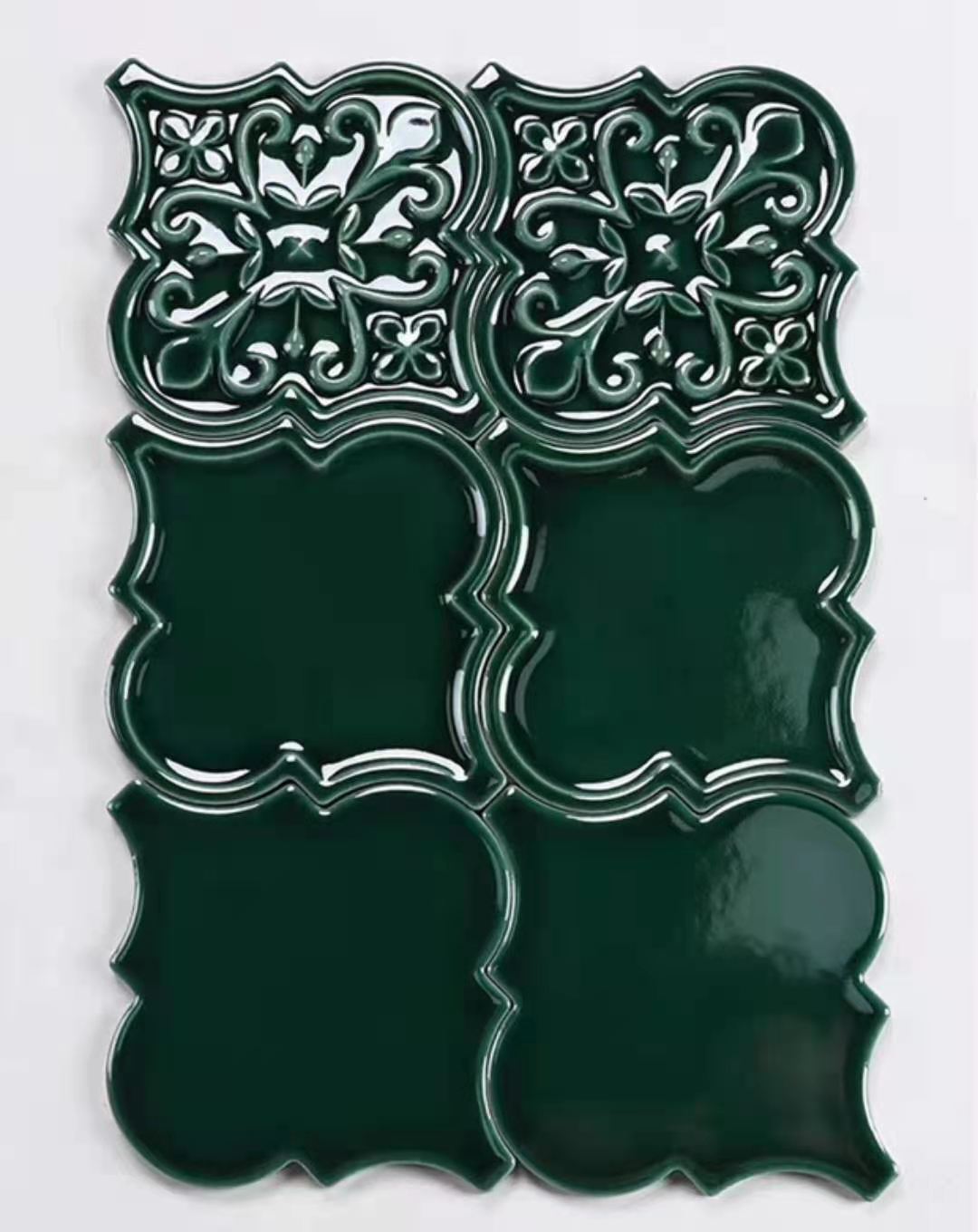 Ancient lantern tile Amazon green lantern  tiles Chinese traditional lantern tiles