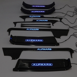 Nouveauté WZXD : Plaques de seuil de porte LED pour voiture, en acier inoxydable, accessoires extérieurs 2024 pour A40 - Product Image 6