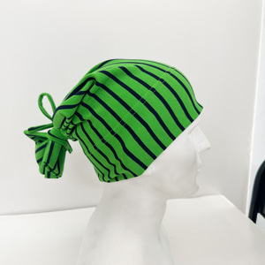 Venta al por mayor 100% algodón Vintage Tie-Top Beanie Hat logotipo personalizado de alta calidad <span class=keywords><strong>invierno</strong></span> Cola de Caballo sombreros múltiples camuflaje dibujos animados - Product Image 1