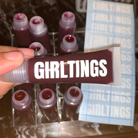 Étiquettes autocollantes en vinyle personnalisées de luxe pour tubes de gloss à lèvres, résistantes à l'eau, pour emballages de marques privées