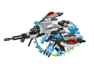 QIZHILE 12 in 1 space mecha collect, astronave o space ship building block,toys bricks plastic space ship creative building blo - Product Image 1