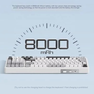 Aula F99 mechanical <b>keyboard</b> gasket PBT hot-swappable three-mode 2.4G <b>wireless</b> gaming custom <b>keyboard</b> 8000mAh - Product Image 3