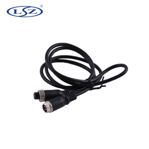 Câble d'extension vidéo et <span class=keywords><strong>audio</strong></span> étanche de 3 mètres avec connecteur aviation 4 broches pour caméra de surveillance automobile DVR - Product Image 6