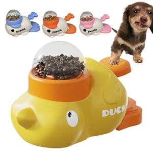 Juguete Educativo Interactivo para Perros de Entrega Rápida, Dispensador de Golosinas para Mascotas, Juguete de Alimentación Lenta con Forma de Pato para Entrenamiento de IQ y Diversión Mental - Product Image 1
