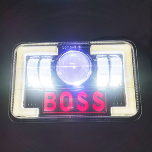 ไฟทำงาน LED ทรงสี่เหลี่ยม Boss 4x6 5 นิ้ว 45W 6000K 12V พร้อมไฟวงแหวน สำหรับรถบรรทุก รถยนต์ ไฟขับขี่ - Product Image 3