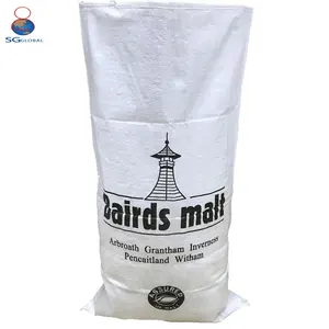 Hot Sale 50kg 100kg Empty PP Corn Bags Maize Storage Pp Woven Bags Moisture Proof Waterproofed