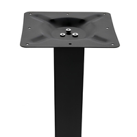 Base de table carrée réglable commerciale, prête à l'emploi