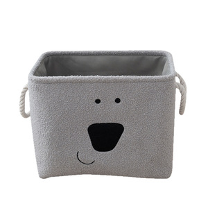 Cesto Portaoggetti Multifunzione in Peluche di Poliestere a Forma di Cane Cartoon per Vestiti Sporchi, Grande Capacità, Uso da Scrivania, Direttamente dalla Fabbrica - Product Image 4