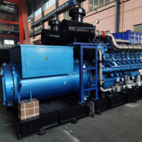 Générateur au gaz Baudouin 50/60Hz, tension nominale 1000Kw, 1500/1800 tr/min, haute efficacité, type ouvert/silencieux, démarrage automatique, générateur à turbine
