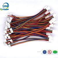 Harness Kabel Konektor XH2.54-4P 1 hingga 2 Kustom yang Tahan Lama untuk Koneksi Lampu Ambient