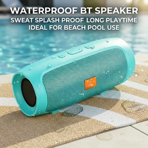 Enceinte Cylindrique Portable Version Globale pour Activités Extérieures <span class=keywords><strong>Plage</strong></span> et Piscine, Connexion Sans Fil BT 5.1, Idéale pour Fêtes à <span class=keywords><strong>la</strong></span> Piscine - Product Image 1