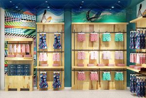 Design del Layout del negozio di nuoto personalizzato espositore per costumi da bagno costume da bagno tavola da surf Design del negozio per espositore per biancheria intima e reggiseno - Product Image 3