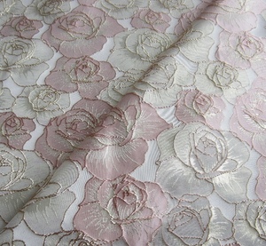 เสื้อแจ็คการ์ดโพลีเอสเตอร์สำหรับผู้หญิงเสื้อยืดเดรสผ้าโพลีเอสเตอร์100% 19% ฉัน81% <span class=keywords><strong>P</strong></span> ลายดอกไม้ระบายอากาศได้ดี - Product Image 4