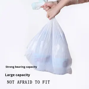 Sacs poubelles en gros avec cordon de serrage pour usage domestique, fermeture automatique, grande taille épaissie, pour le nettoyage - Product Image 3