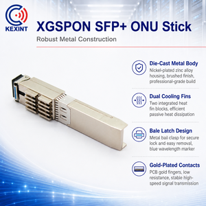 XGSPON <span class=keywords><strong>SFP</strong></span> + ONU Stick 8311 Web IP MAC SN Gérer 9.953G-TX/9.953G-RX Simplex SC/APC 1270nm/1577nm 20KM DOM Équipement à fibre optique - Product Image 2
