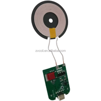 Module de charge sans fil Qi haute efficacité, bobine ronde à couplage inductif pour chargeur de téléphone portable, plaque émettrice