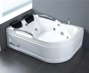 Prezzo economico due persone jacuzzi ad angolo idromassaggio confortevole vasca da bagno vasca idromassaggio in acrilico