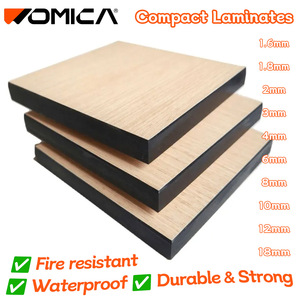Panel de Pared Compacto de <span class=keywords><strong>Madera</strong></span> Premium Womica, Láminas de <span class=keywords><strong>Formica</strong></span> Laminadas para Encimeras, Foshan, para Aplicaciones de Alta Presión - Product Image 1