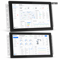 Kiosco de Autoservicio HMI con Android Integrado, Montaje Empotrado, 7/10.1/15.6/21.5 Pulgadas, RK3562 RK3568, Instrumento de Laboratorio