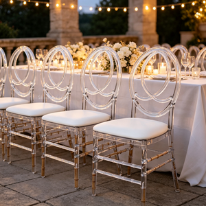High Quality Outdoor Event Cheap Transparent Acrylic Tiffanie Wedding Party Banquet Clear Crystal Chivairi <b>Chair</b> - Product Image 1