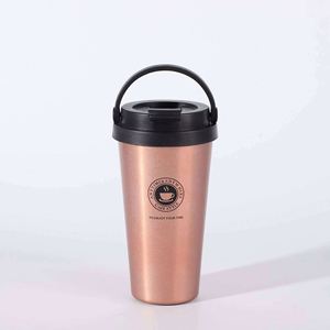 Stainless Steel Travel Mug With <b>Large</b> Capacity and Vacuum Insulation for Coffee Drinking - Product Image 4