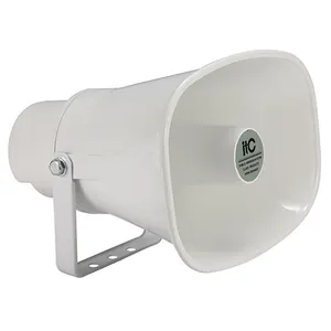 Haut-parleur professionnel en corne de radiomessagerie d'extérieur, étanche, 100V, 15W, IP PA, pour systèmes d'adresse publique