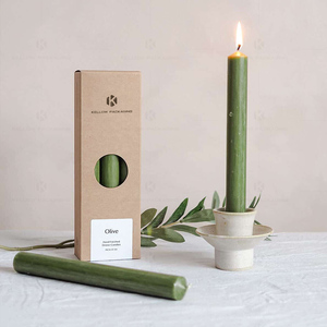 Bán buôn nến hộp với cửa sổ taper nến Bao bì hộp giấy hộp cho nến - Product Image 1