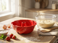 Moule à gâteau Financier rectangulaire professionnel en silicone, sans BPA, facile à nettoyer, multi-cavités, qualité alimentaire, antiadhésif