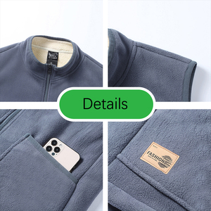 Conjunto de Invierno 2025, Nuevo Modelo, a Prueba de Viento, con Capucha, Acolchado de Terciopelo, para Personas de Mediana Edad y Mayores, con Logotipo Personalizado - Product Image 4