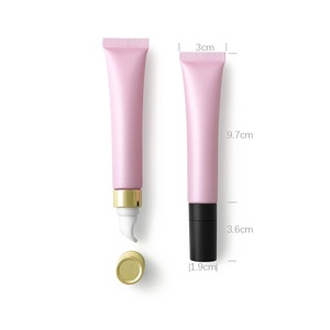 Su misura per la confezione di balsamo per le labbra con tubo di lucidalabbra <span class=keywords><strong>bianco</strong></span> in plastica lucidalabbra tubo di compressione con serigrafia cosmetica <span class=keywords><strong>rossetto</strong></span> - Product Image 6