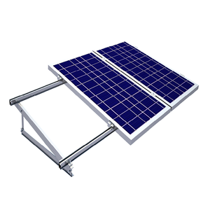 Structure solaire en aluminium, cadre triangulaire réglable, 15 kW, 25 kW, support pour panneaux solaires sur toit <span class=keywords><strong>plat</strong></span>, système d'alimentation domestique - Product Image 1