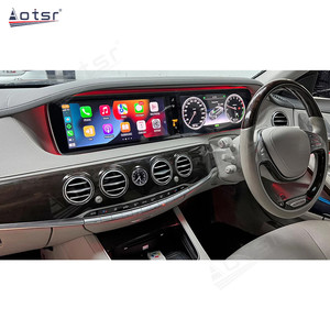 Aotsr 12.3 inch Android 13 cho Mercedes Benz Class S 2005-2013 w221 để W222 nâng cấp với GPS navigation đa phương tiện đài phát thanh xe hơi - Product Image 1