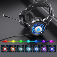 Casque de jeu HP H120G pour PC de bureau et ordinateur portable, casque stéréo professionnel avec son surround, microphone intégré