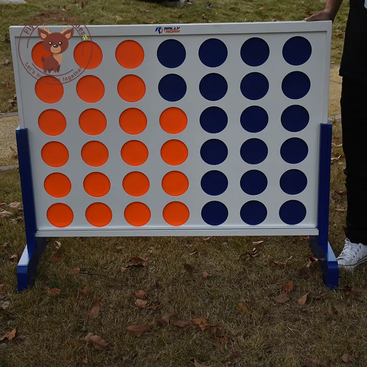 Factory wholesale four in a row red and blue huge hasbro connect 4 game for outdoor game set