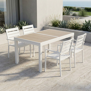 <span class=keywords><strong>Fauteuil</strong></span> de jardin moderne tout en aluminium, portable, avec revêtement en poudre, pour usage commercial dans le salon et le parc - Product Image 3