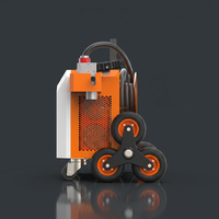 JPT 500W Laser de nettoyage à fibre intégrale, refroidi par air, portable, nouveau modèle en acier inoxydable, haute productivité, largeur d'impulsion 30-500ns, pour la décapage de la rouille sur bois et pierre