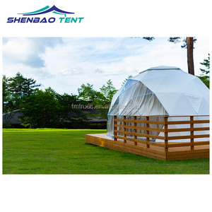 Shenbao Outdoor PVC Glamping Iglu Geodätisches Kuppelzelt Haus mit Leichtem Aluminium-Design - Product Image 2