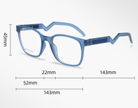 Gafas Ópticas de Diseño 2026, Montura Completa Cuadrada, Ecológicas, Estilo Deportivo, Patillas Irregulares, TR90, para Graduar