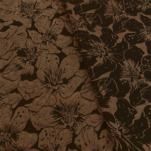 Tela de Encaje con Flores de Lavanda al por Mayor, Tela Jacquard con Lirios en Relieve, Tela Jacquard con Flores 3D para Vestidos de Fiesta para Mujer - Product Image 6