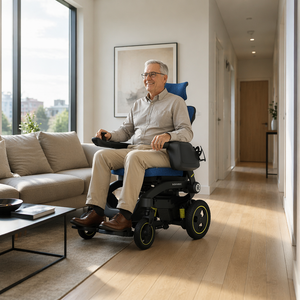 Scooters Eléctricos de Cuatro Ruedas para Discapacitados con Funciones Inteligentes, Construcción de Aleación de Aluminio, Batería de Litio, Capacidad de 150 kg, 40 km/<span class=keywords><strong>h</strong></span> - Product Image 5