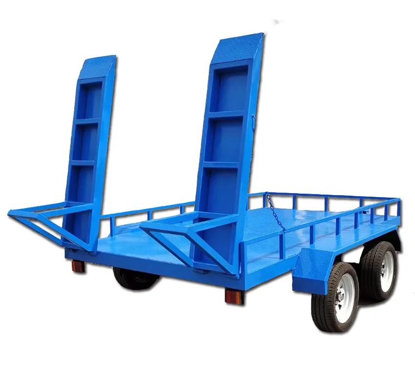 High Quality Car 4 Ton Aluminum Utility Trailer for Tractor 3 ton