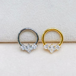 ASTM F136 titanio all'ingrosso Piercing <span class=keywords><strong>gioielli</strong></span> cerchio donna anelli al naso narice Piercing <span class=keywords><strong>gioielli</strong></span> - Product Image 3