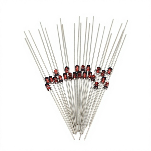 NEW RISE 1N4148 DO35 IN4148 DO-35 75V / 200mA Zener Diode