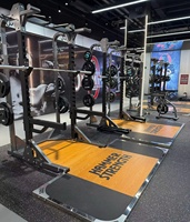 Petit oiseau GYM équipement de Fitness système de poulie à câbles multiples Squat Power Cage Rack entraîneur fonctionnel Smith avec pile de poids