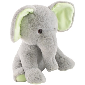 Tùy chỉnh công ty IP sang trọng linh vật trường Búp bê bông búp bê PP bông đầy siêu mềm sang trọng Comforter Xám Voi - Product Image 2