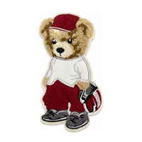 En stock Patch ours Hip Hop Skateboard motifs variés à coudre pour veste en jean, jean, casquette, marque streetwear