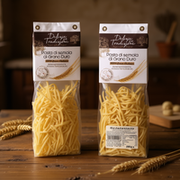 Pâtes Scialatielli Traditionnelles 250g en Blé Dur Non Raffiné, Séchées, en Forme de Brins, Lot de 10 Pièces, Fabriquées en Italie